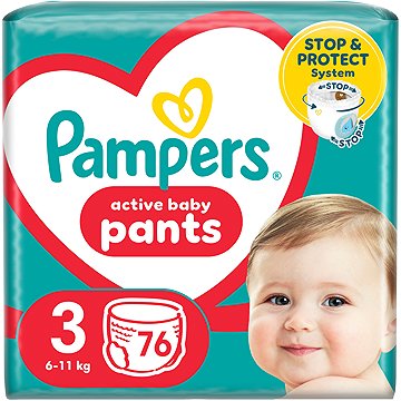 

PAMPERS Pants vel. 3, (76 ks), 6–11 kg