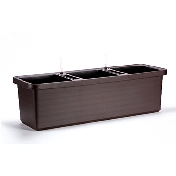 

PLASTIA Truhlík samozavlažovací BERBERIS TRIO, čokoláda