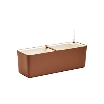 

PLASTIA Truhlík samozavlažovací BERBERIS 60 cm, terakota + slonová kost
