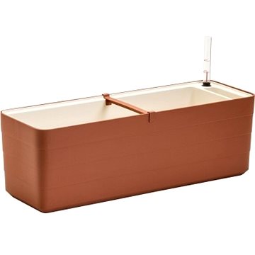 

PLASTIA Truhlík samozavlažovací BERBERIS 80 cm, terakota + slonová kost