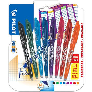 

PILOT FriXion Ball 07 / 0.35 mm - sada 8 barev + rozvrh