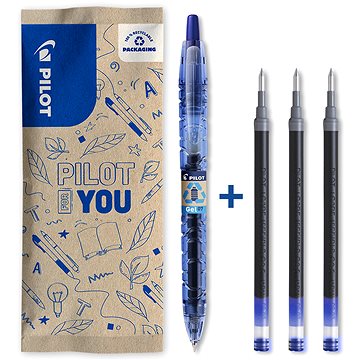 

PILOT B2P Gel 07, modrý + 3x náplň