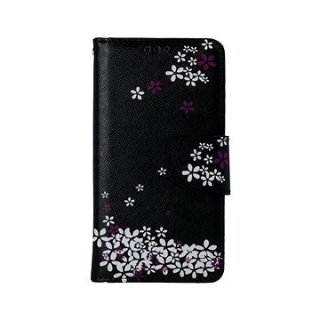 

TopQ Pouzdro iPhone 13 knížkové Květy sakury 66332