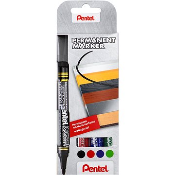 

PENTEL N850-4 Permanent marker - sada 4 ks