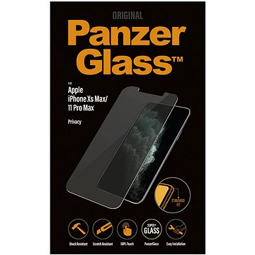 PanzerGlass Standard Privacy pro Apple iPhone XS Max/11 Pro Max čiré - Ochranné sklo