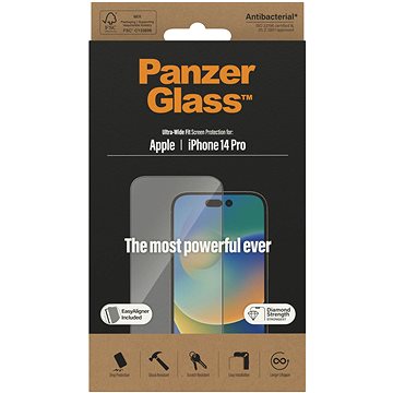 

PanzerGlass Apple iPhone 14 Pro s instalačním rámečkem