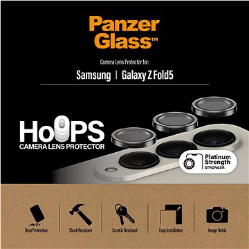 

PanzerGlass HoOps Samsung Galaxy Z Fold5 - ochranné kroužky pro čočky fotoaparátu