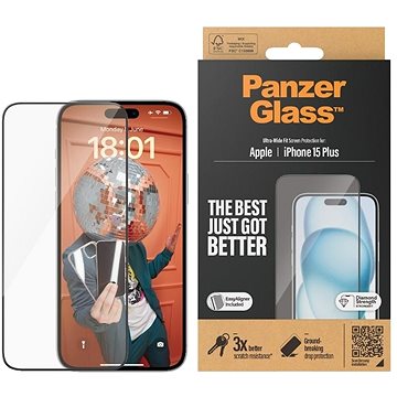 

PanzerGlass Apple iPhone 15 Plus s instalačním rámečkem