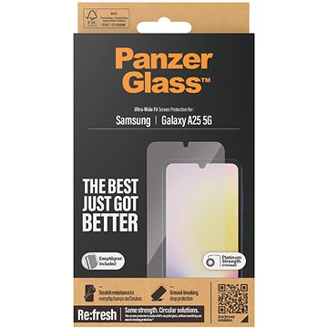 

PanzerGlass Samsung Galaxy A25 5G s instalačním rámečkem