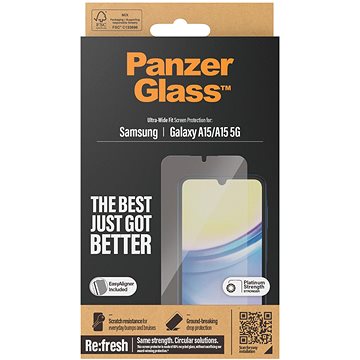 

PanzerGlass Samsung Galaxy A15/A15 5G s instalačním rámečkem