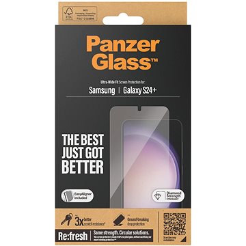 

PanzerGlass Samsung Galaxy S24+/S25+ s instalačním rámečkem