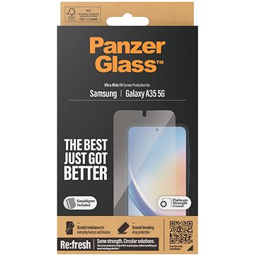

PanzerGlass Samsung Galaxy A35 5G s instalačním rámečkem