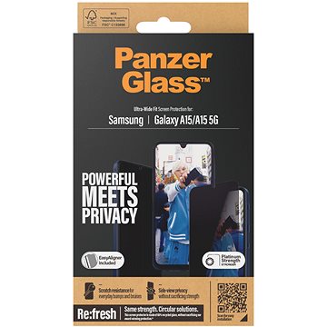 

PanzerGlass Privacy Samsung Galaxy A15/A15 5G s instalačním rámečkem
