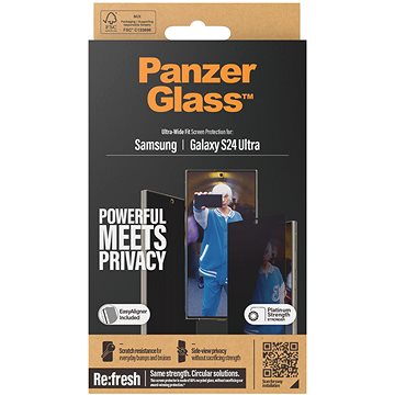 

PanzerGlass Privacy Samsung Galaxy S24 Ultra s instalačním rámečkem