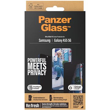 

PanzerGlass Privacy Samsung Galaxy A55 5G s instalačním rámečkem