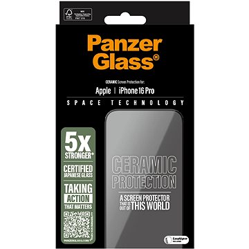 

PanzerGlass Ceramic Apple iPhone 16 Pro s instalačním rámečkem