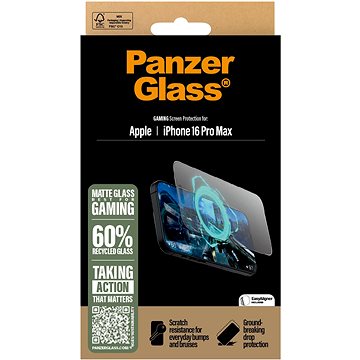 

PanzerGlass Gaming Apple iPhone 16 Pro Max s instalačním rámečkem