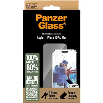 

PanzerGlass Apple iPhone 16 Pro Max s instalačním rámečkem