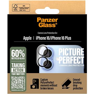 

PanzerGlass Camera Apple iPhone 16/16 Plus Picture Perfect