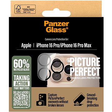 

PanzerGlass Camera Apple iPhone 16 Pro/16 Pro Max Picture Perfect