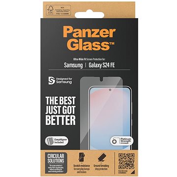 

PanzerGlass Samsung Galaxy S24 FE s instalačním rámečkem