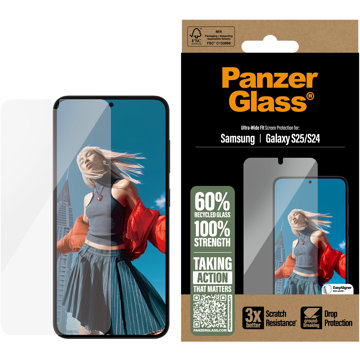 

PanzerGlass Samsung Galaxy S25/S24 s instalačním rámečkem