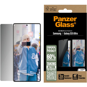 

PanzerGlass Privacy Samsung Galaxy S25 Ultra s instalačním rámečkem