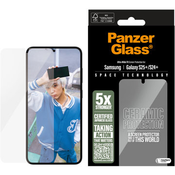 

PanzerGlass Ceramic Samsung Galaxy S25+/S24+ s instalačním rámečkem