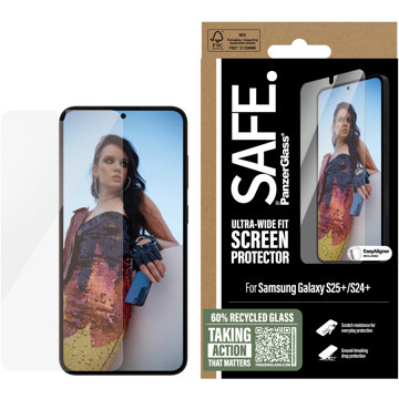 

PanzerGlass SAFE Samsung Galaxy S25+/S24+ s instalačním rámečkem