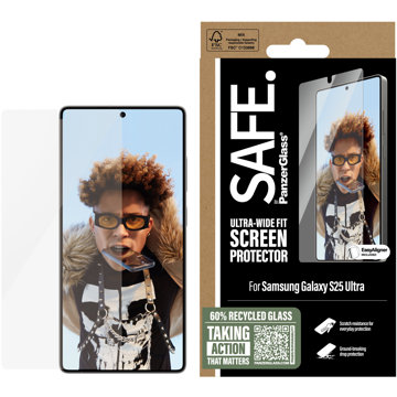 

PanzerGlass SAFE Samsung Galaxy S25 Ultra s instalačním rámečkem