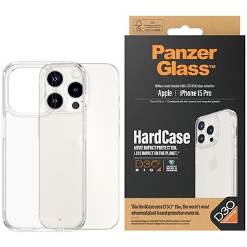 

PanzerGlass HardCase Apple iPhone 15 Pro s ochranou vrstvou D3O