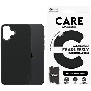 

PanzerGlass CARE kryt Apple iPhone 16 Plus MagSafe Fearlessly černý