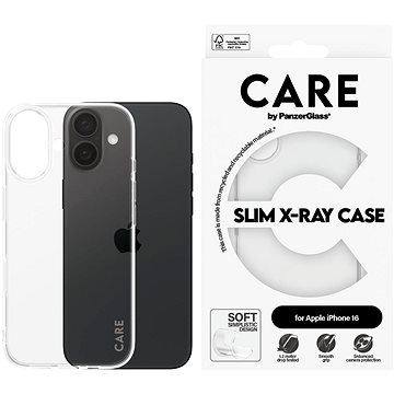 

PanzerGlass CARE kryt Apple iPhone 16 Slim X-Ray