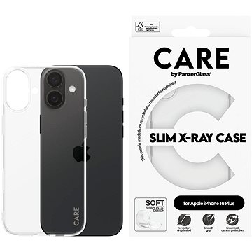 

PanzerGlass CARE kryt Apple iPhone 16 Plus Slim X-Ray