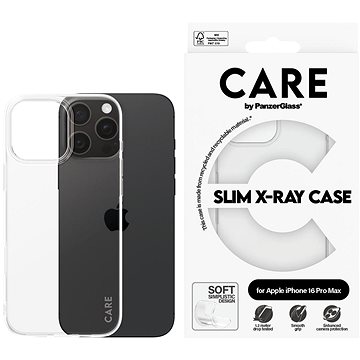 

PanzerGlass CARE kryt Apple iPhone 16 Pro Max Slim X-Ray