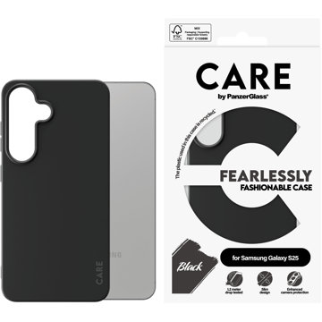 

PanzerGlass CARE kryt Samsung Galaxy S25 Fearlessly černý