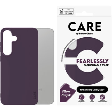 

PanzerGlass CARE kryt Samsung Galaxy S25+ Fearlessly fialový (Plum Purple)