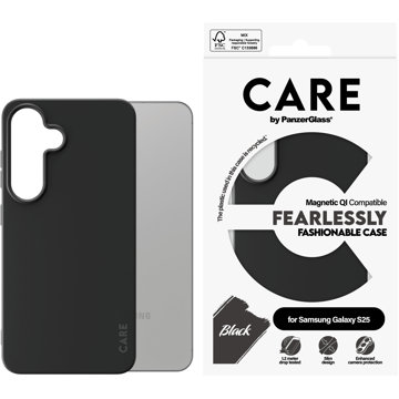

PanzerGlass CARE kryt Samsung Galaxy S25 Fearlessly černý QI