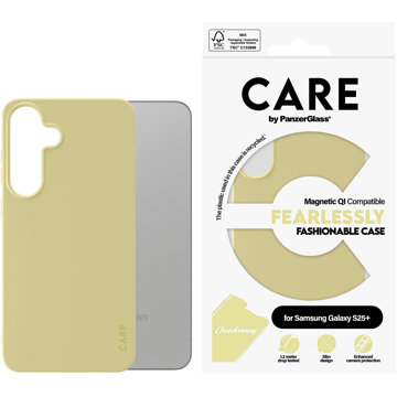 

PanzerGlass CARE kryt Samsung Galaxy S25+ Fearlessly zeleno-žlutý (Chardonnay) QI