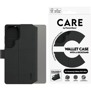 

PanzerGlass CARE pouzdro Samsung Galaxy S25 Ultra Wallet Kickstand
