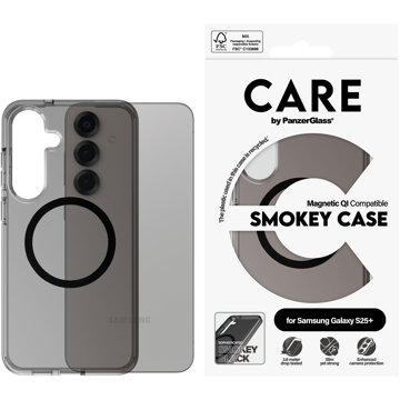 

PanzerGlass CARE kryt Samsung Galaxy S25+ Smokey kouřový/černý QI
