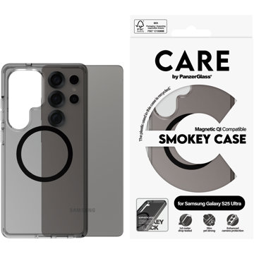 

PanzerGlass CARE kryt Samsung Galaxy S25 Ultra Smokey kouřový/černý QI