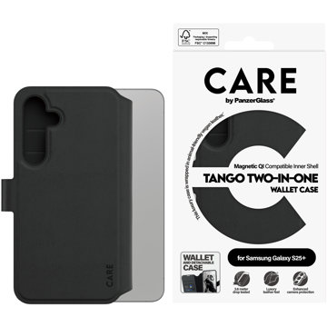 

PanzerGlass CARE pouzdro Samsung Galaxy S25+ Tango 2v1 Wallet QI