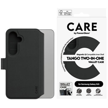 

PanzerGlass CARE pouzdro Samsung Galaxy S25 Tango 2v1 Wallet QI