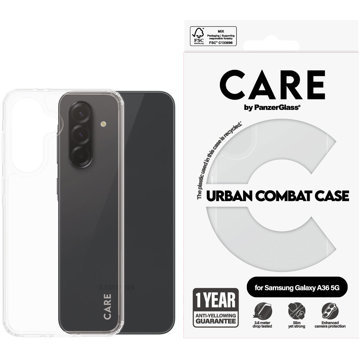 

PanzerGlass CARE kryt Samsung Galaxy A36 5G Urban Combat čirý