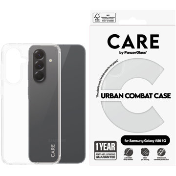 

PanzerGlass CARE kryt Samsung Galaxy A56 5G Urban Combat čirý