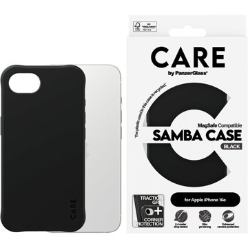 

PanzerGlass CARE kryt Apple iPhone 16e MagSafe Samba černý