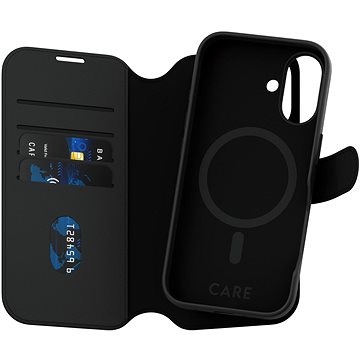 

PanzerGlass CARE pouzdro Apple iPhone 16 MagSafe Wallet 2v1 černý