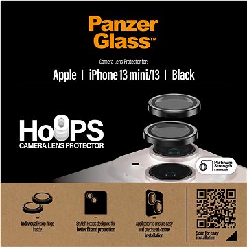 

PanzerGlass HoOps Apple iPhone 13 mini/13 - ochranné kroužky pro čočky fotoaparátu