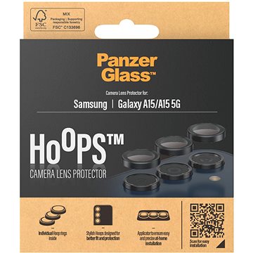 

PanzerGlass HoOps Samsung Galaxy A15/A15 5G (ochrana čoček fotoaparátu)